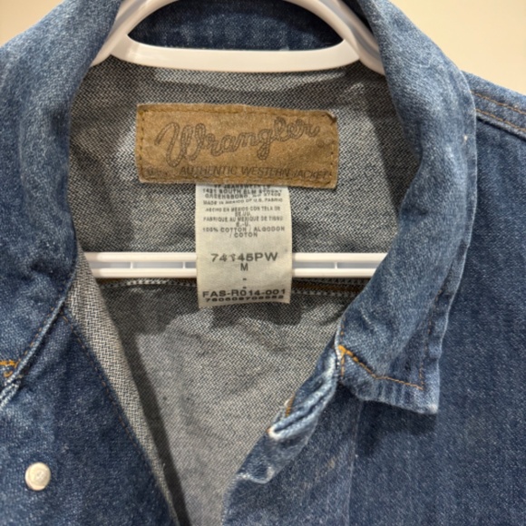 WRANGLER jeans jacket (M) - Picture 3 of 4